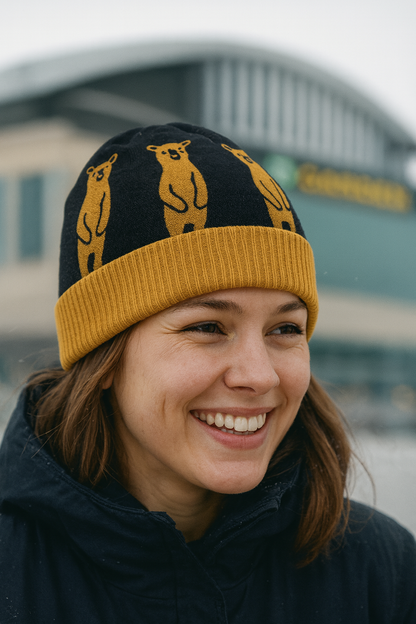 Boston Bear Knitted beanie