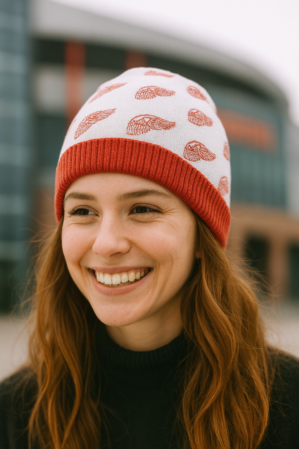 Detroit Motor City Knitted beanie