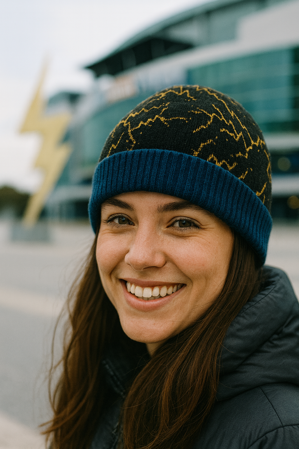 Lightning Storm Knitted beanie